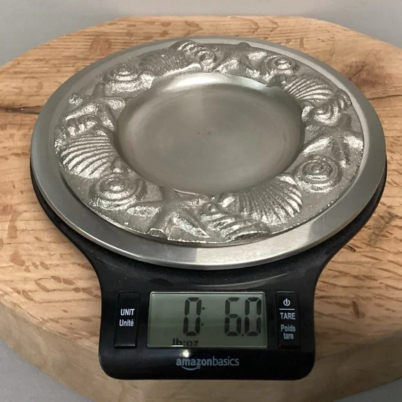 ⚫️ Pair of Sanibel Shores Pewter / Aluminum Crafted Candle Holders - Decor - Picture 15 of 16